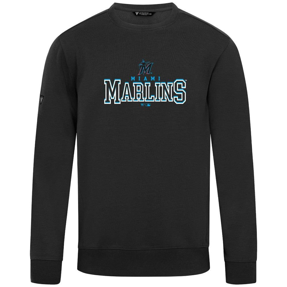 Miami Marlins Levelwear Zane Journey Sweatshirt - Black