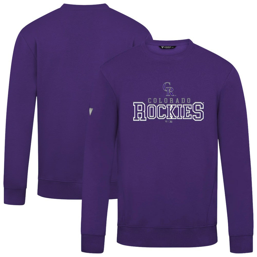 Colorado Rockies Levelwear Zane Journey Sweatshirt - Purple