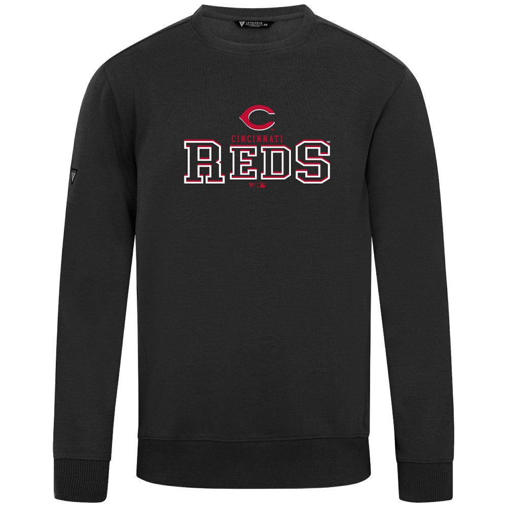 Cincinnati Reds Levelwear Zane Journey Sweatshirt - Black