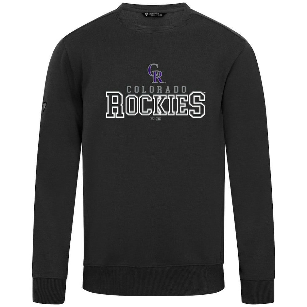 Colorado Rockies Levelwear Zane Journey Sweatshirt - Black