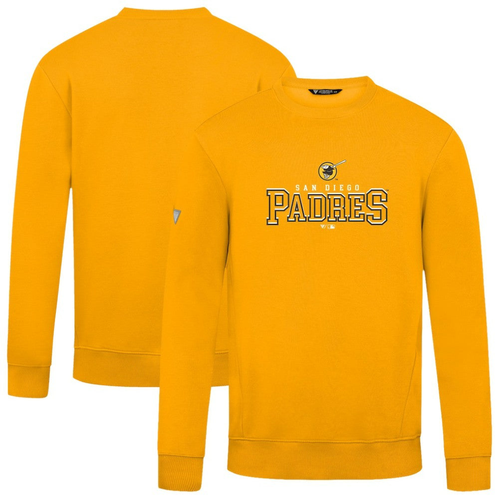 San Diego Padres Levelwear Zane Journey Sweatshirt - Gold