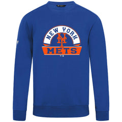 New York Mets Levelwear Zane Banner Arch Sweatshirt - Royal