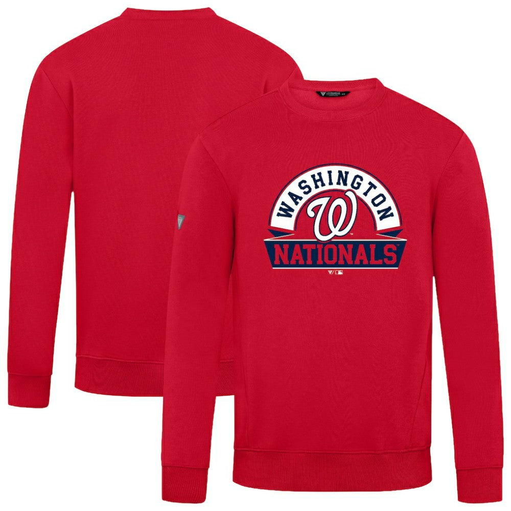 Washington Nationals Levelwear Zane Banner Arch Sweatshirt - Red