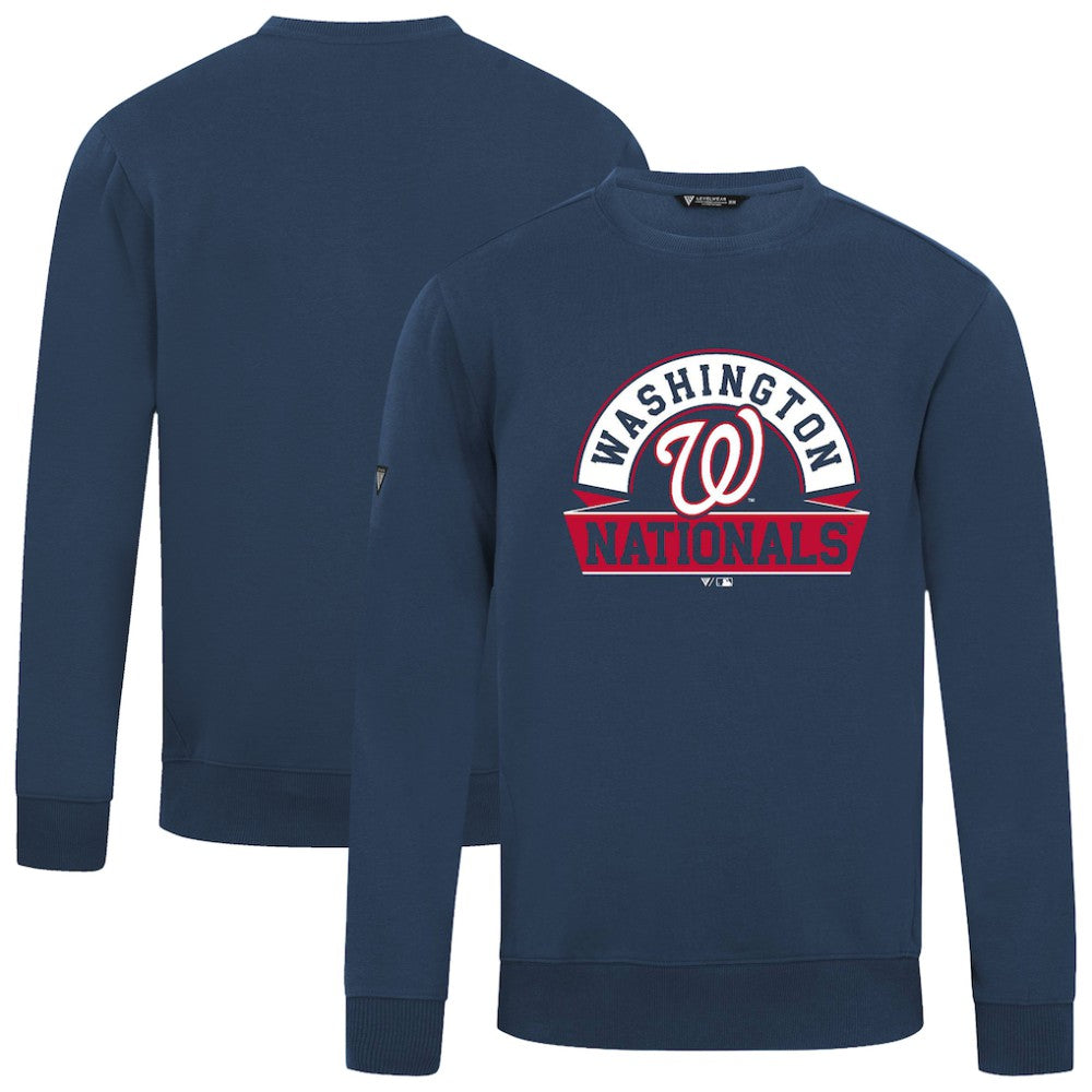Washington Nationals Levelwear Zane Banner Arch Sweatshirt - Navy