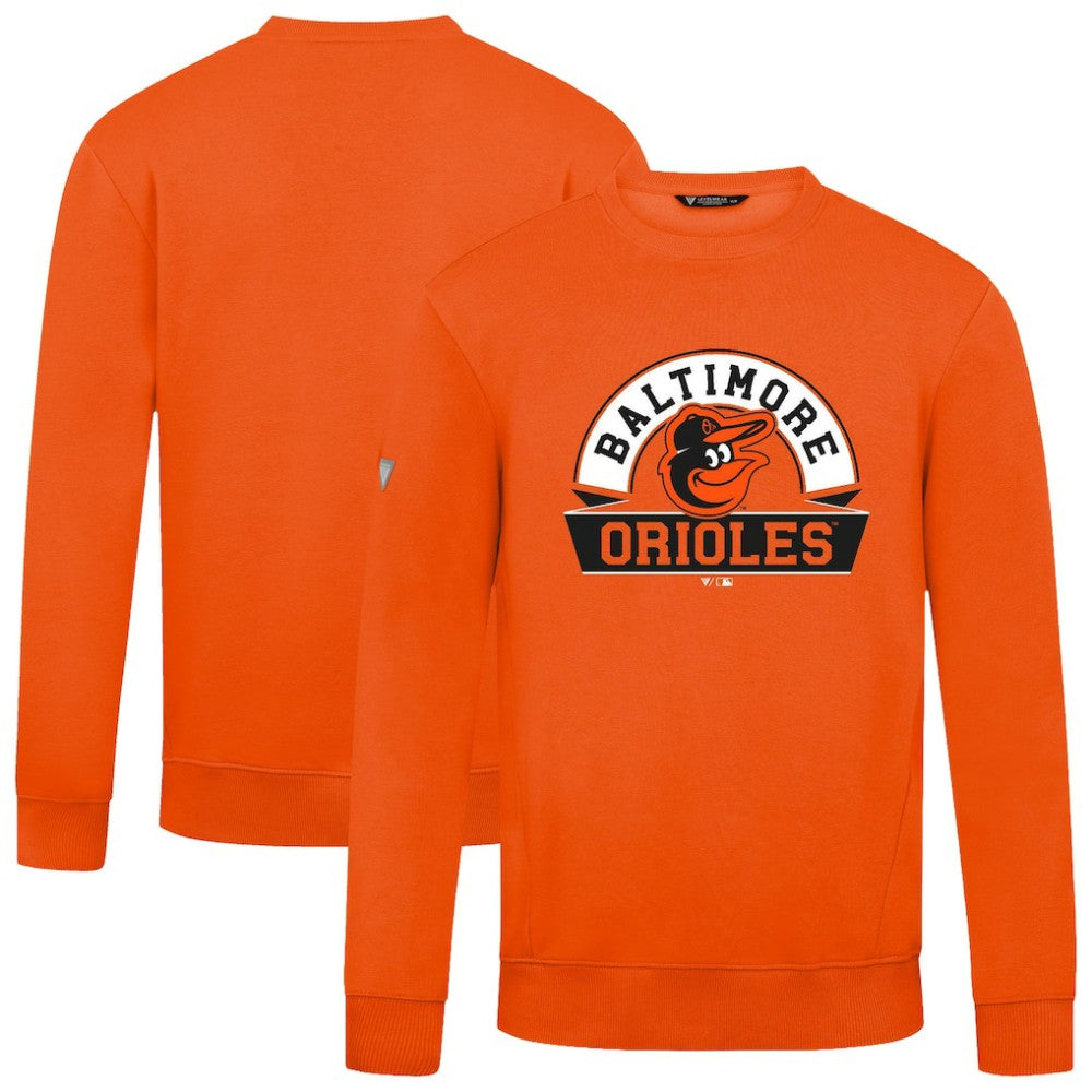 Baltimore Orioles Levelwear Zane Banner Arch Sweatshirt - Orange