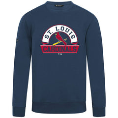 St. Louis Cardinals Levelwear Zane Banner Arch Sweatshirt - Navy