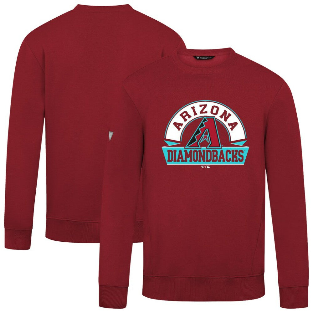 Arizona Diamondbacks Levelwear Zane Banner Arch Sweatshirt - Red