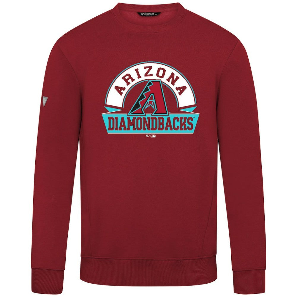 Arizona Diamondbacks Levelwear Zane Banner Arch Sweatshirt - Red