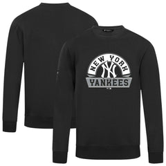 New York Yankees Levelwear Zane Banner Arch Sweatshirt - Black