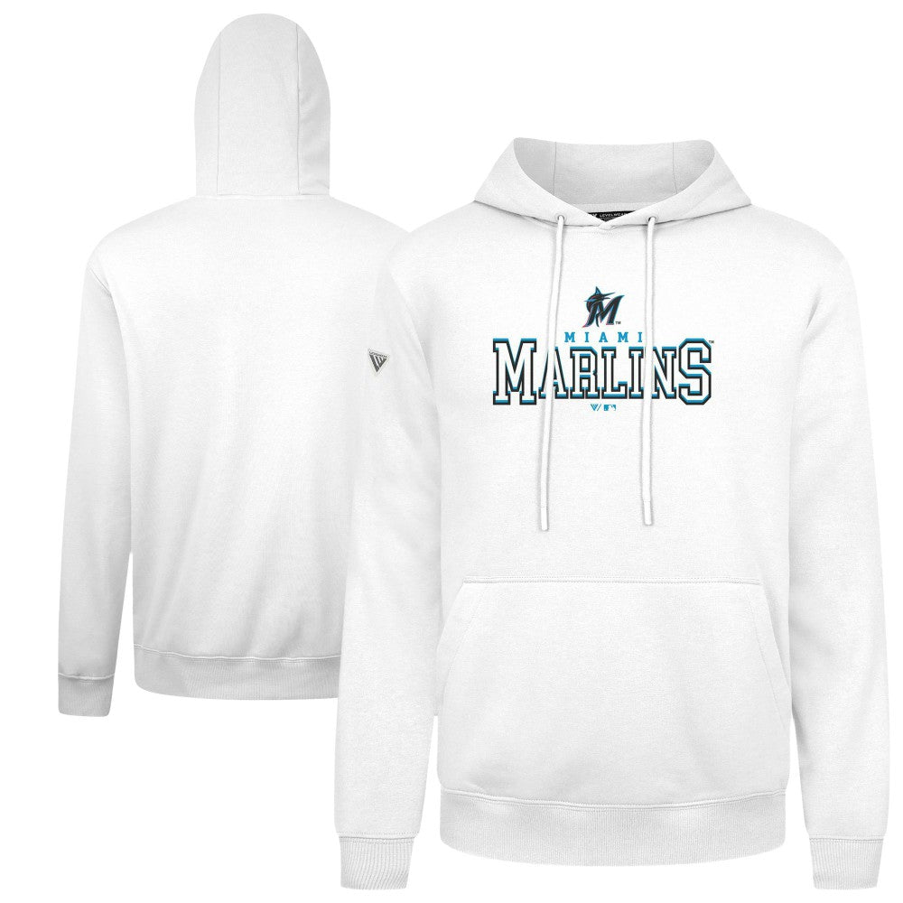 Miami Marlins Levelwear Podium Journey Hoodie - White