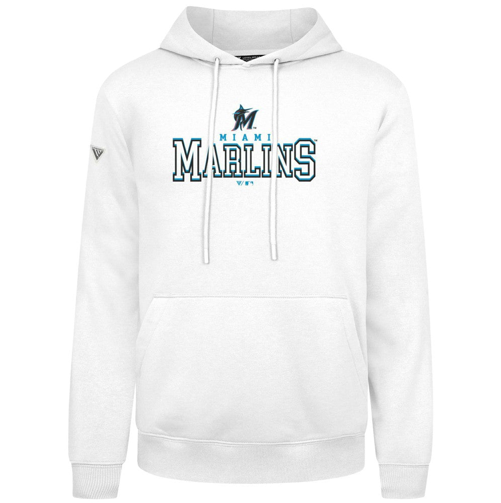 Miami Marlins Levelwear Podium Journey Hoodie - White