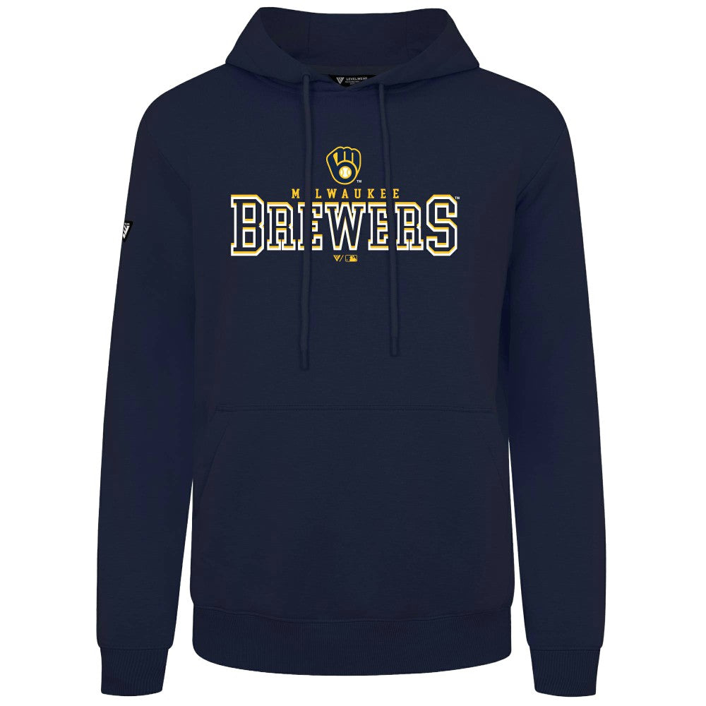 Milwaukee Brewers Levelwear Podium Journey Hoodie - Navy