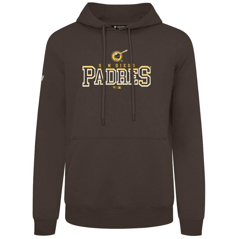 San Diego Padres Levelwear Podium Journey Hoodie - Brown