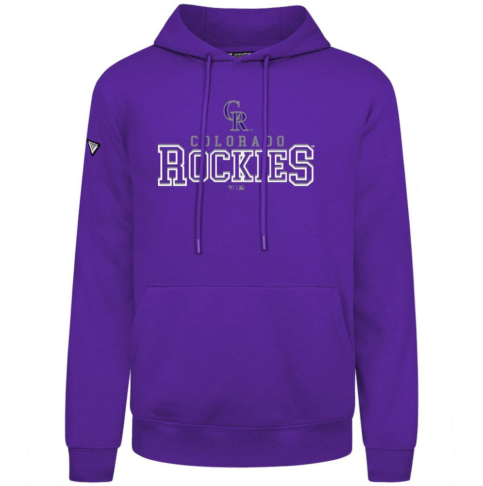 Colorado Rockies Levelwear Podium Journey Hoodie - Purple