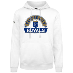 Kansas City Royals Levelwear Podium Banner Arch Hoodie - White