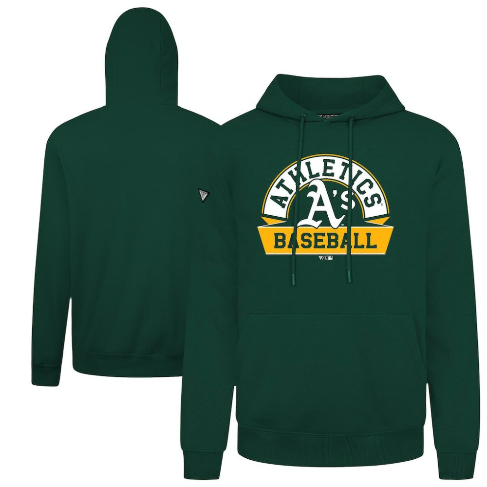 Athletics Levelwear Podium Banner Arch Hoodie - Green