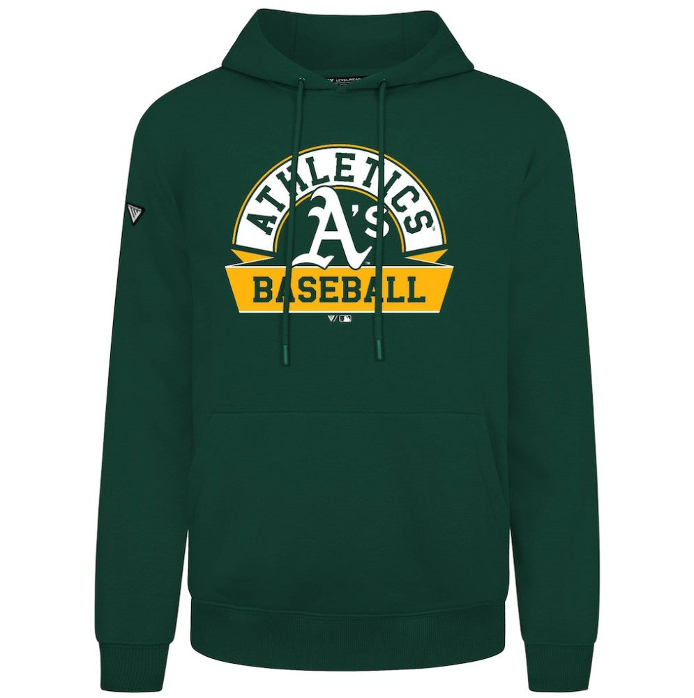 Athletics Levelwear Podium Banner Arch Hoodie - Green