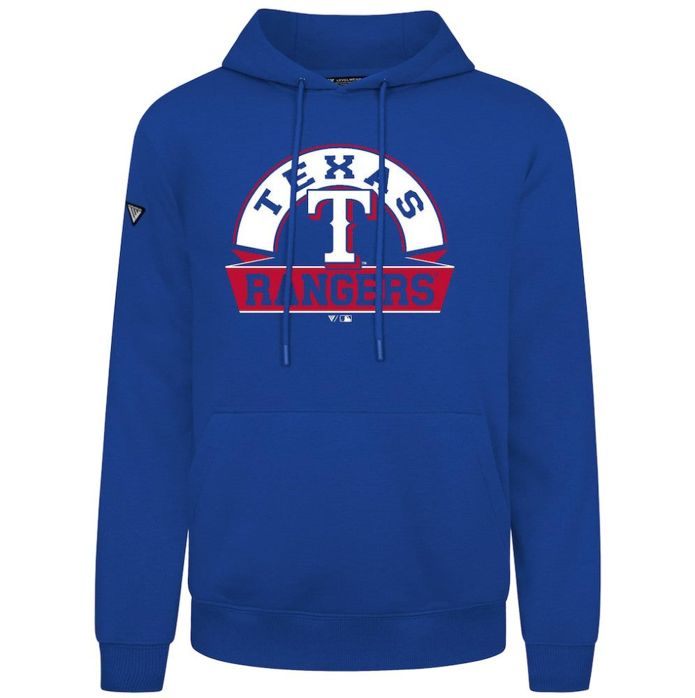 Texas Rangers Levelwear Podium Banner Arch Hoodie - Royal