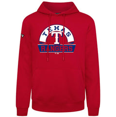 Texas Rangers Levelwear Podium Banner Arch Hoodie - Red