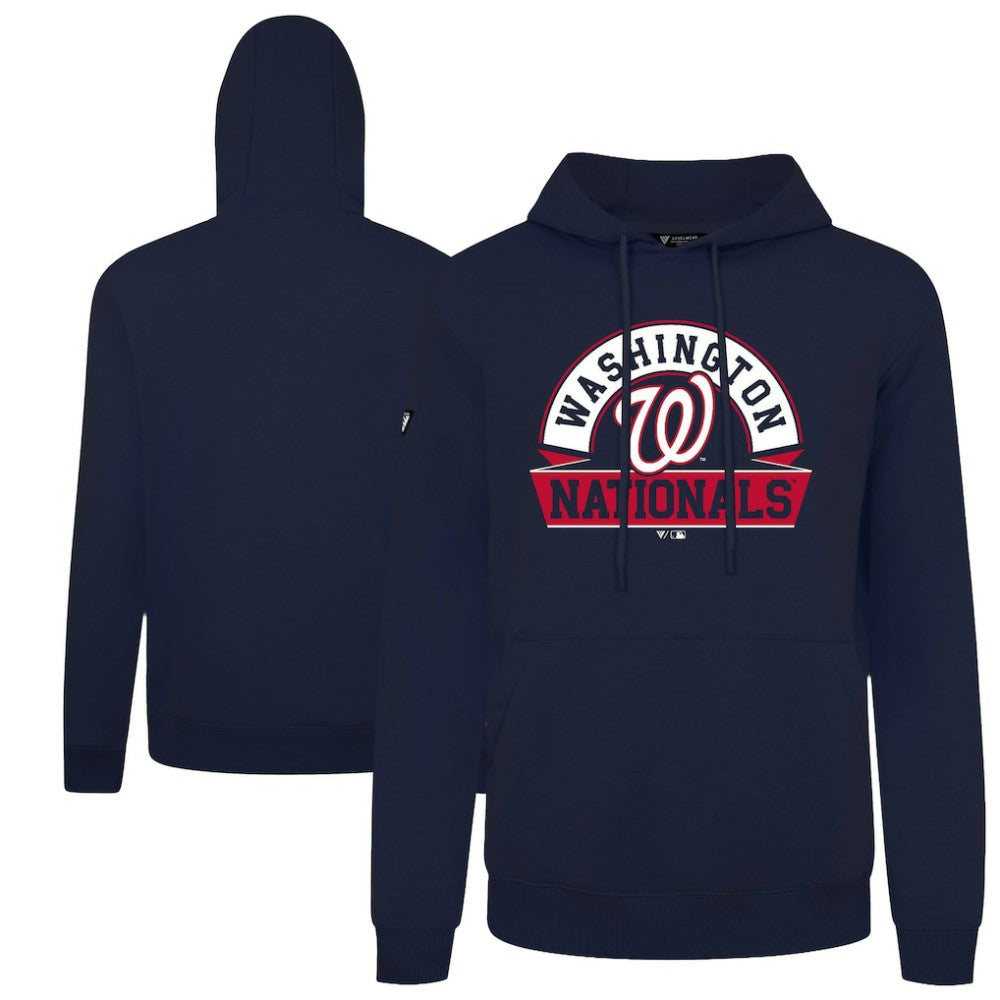 Washington Nationals Levelwear Podium Banner Arch Hoodie - Navy
