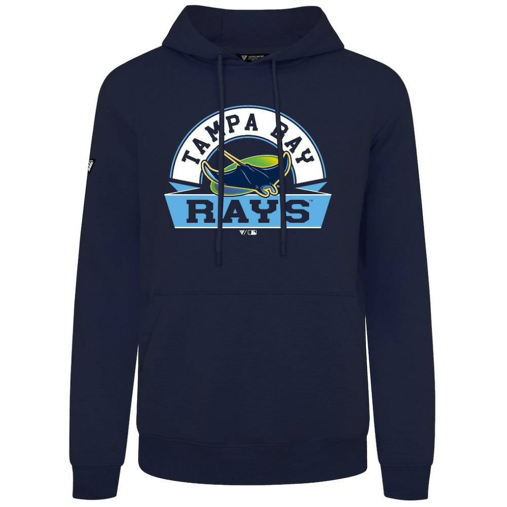 Tampa Bay Rays Levelwear Podium Banner Arch Hoodie - Navy
