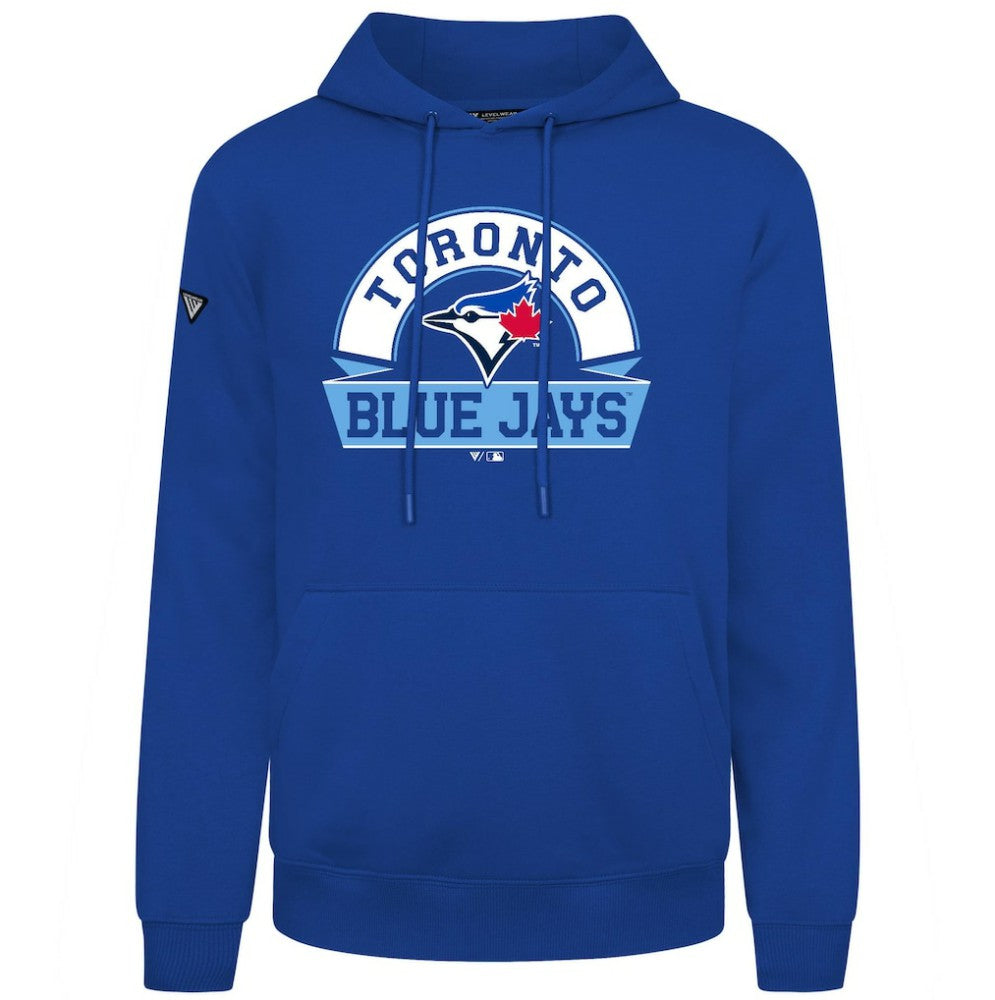 Toronto Blue Jays Levelwear Podium Banner Arch Hoodie - Royal