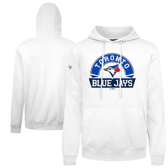 Toronto Blue Jays Levelwear Podium Banner Arch Hoodie - White