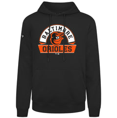 Baltimore Orioles Levelwear Podium Banner Arch Hoodie - Black