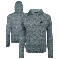 Miami Marlins Levelwear Albatross Raglan Hoodie - Gray