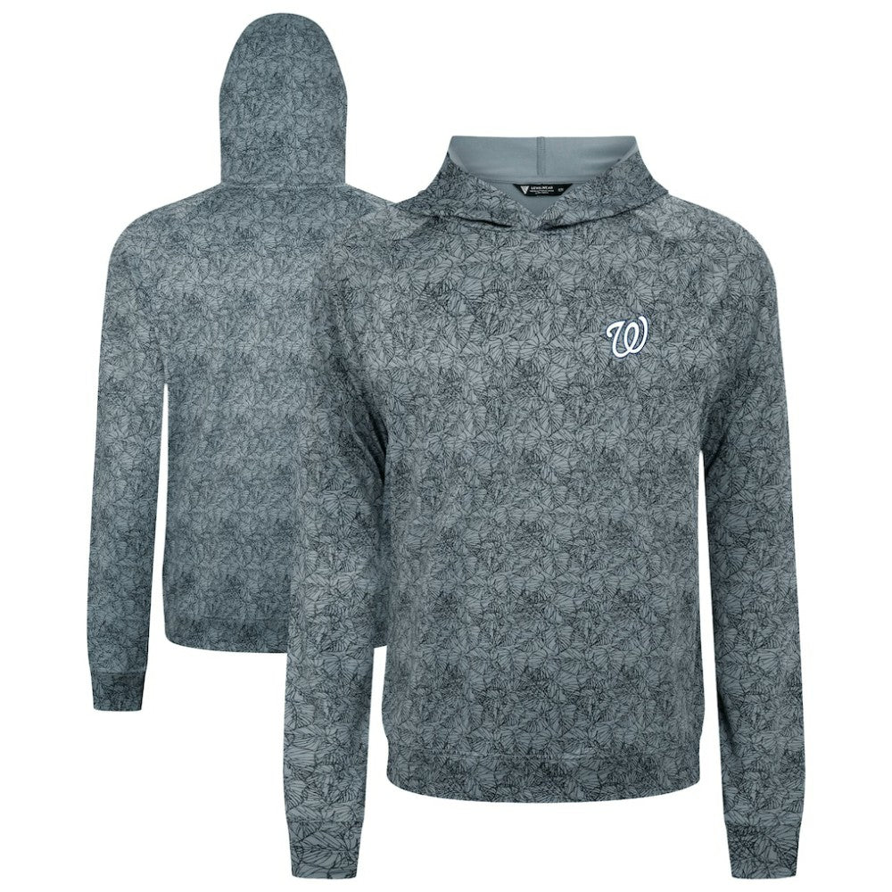Washington Nationals Levelwear Albatross Raglan Hoodie - Gray