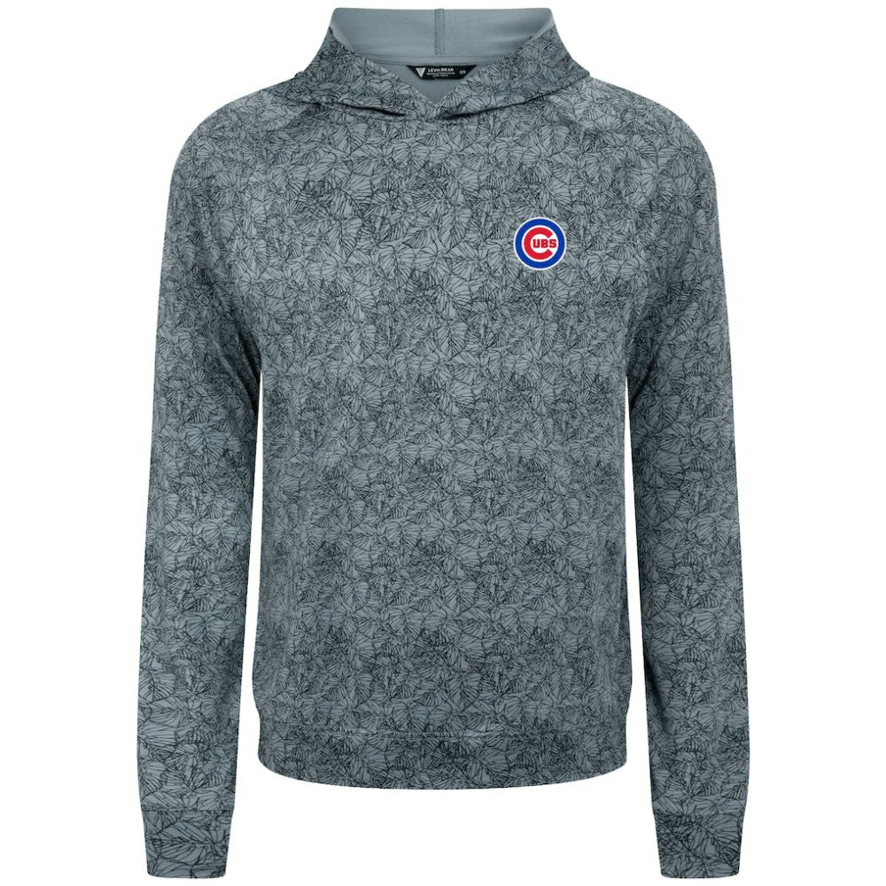 Chicago Cubs Levelwear Albatross Raglan Hoodie - Gray