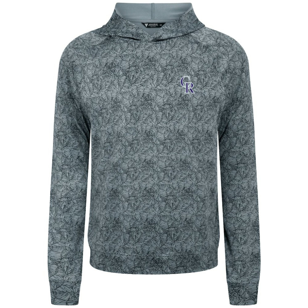 Colorado Rockies Levelwear Albatross Raglan Hoodie - Gray