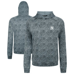 New York Yankees Levelwear Albatross Raglan Hoodie - Gray
