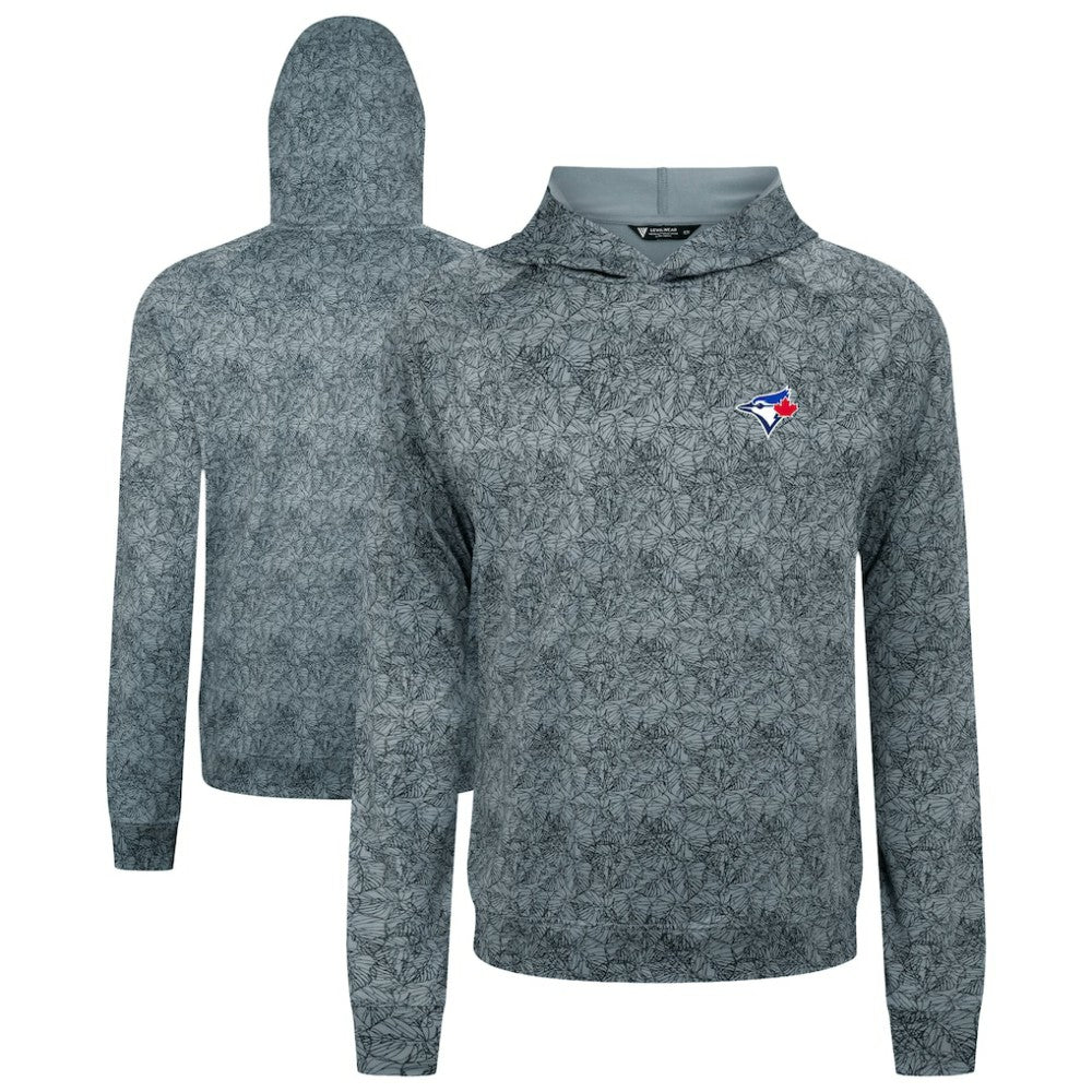 Toronto Blue Jays Levelwear Albatross Raglan Hoodie - Gray