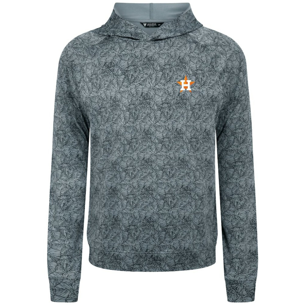Houston Astros Levelwear Albatross Raglan Hoodie - Gray