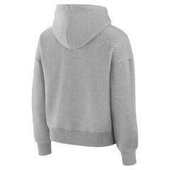 Los Angeles Dodgers Women's Plus Size Starry Eye Hoodie - Heather Gray | 47 brand