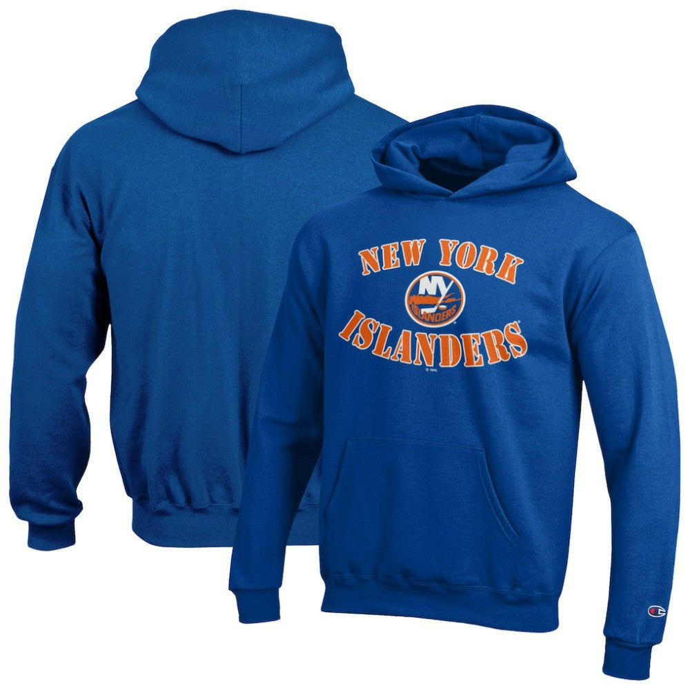 New York Islanders Champion Youth Fleece Powerblend Hoodie Blue