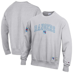 New York Rangers Champion Reverse Weave Fleece Sweatshirt Gray