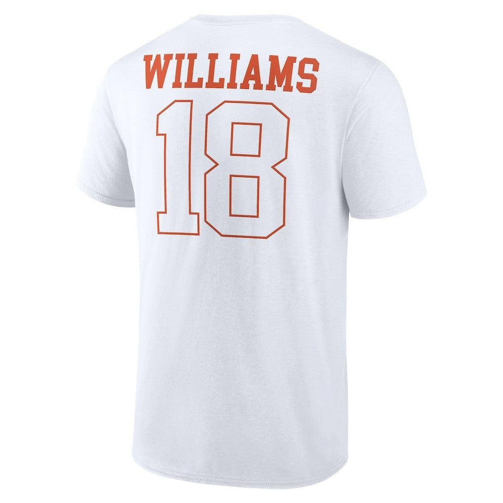 Caleb Williams Chicago Bears Outline Player T-Shirt - White discount