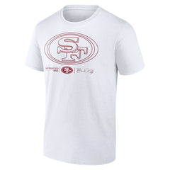 Brock Purdy San Francisco 49ers Outline Player T-Shirt - White cheap