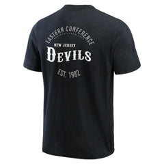 New Jersey Devils Darius Rucker Collection by Fanatics Fanatics Fest Washed Henley T-Shirt Black