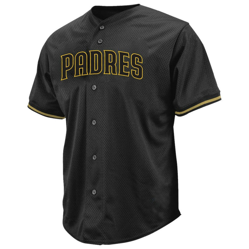 San Diego Padres Profile Big & Tall Pop Fashion Jersey - Black