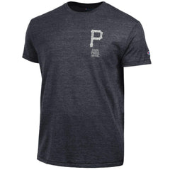 Pittsburgh Pirates Champion Vintage 3-Hit Tri-Blend T-Shirt - Black