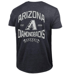 Arizona Diamondbacks Champion Vintage 3-Hit Tri-Blend T-Shirt - Black