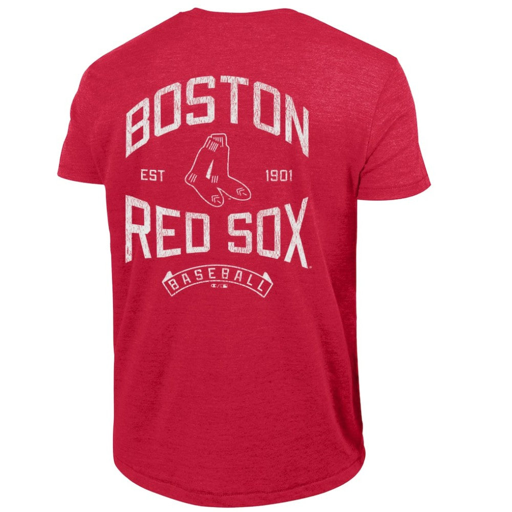 Boston Red Sox Champion Vintage 3-Hit Tri-Blend T-Shirt - Red