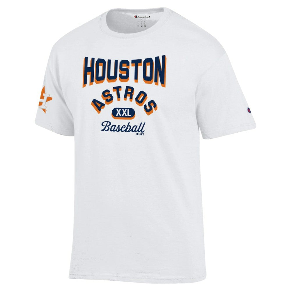 Houston Astros Champion 3-Hit Jersey T-Shirt - White