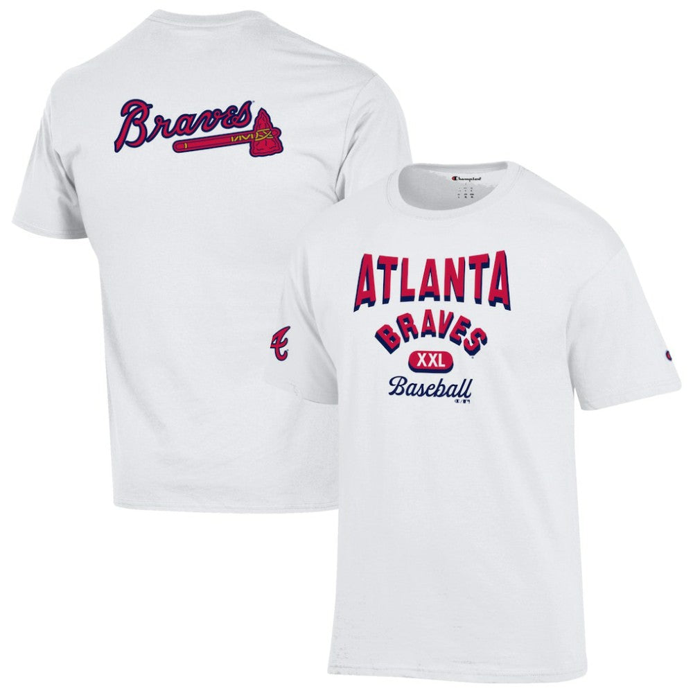 Atlanta Braves Champion 3-Hit Jersey T-Shirt - White