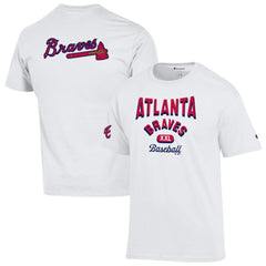 Atlanta Braves Champion 3-Hit Jersey T-Shirt - White