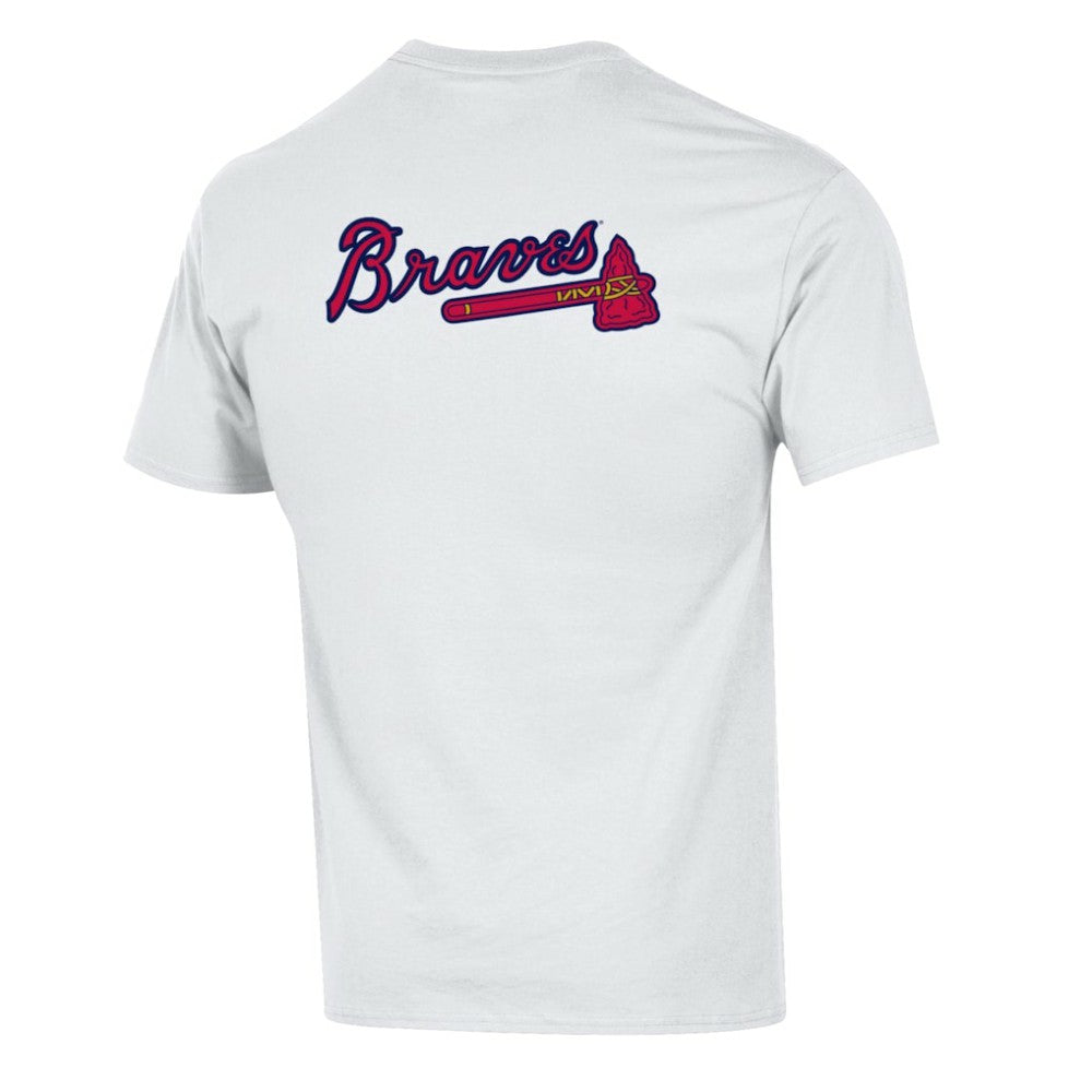 Atlanta Braves Champion 3-Hit Jersey T-Shirt - White