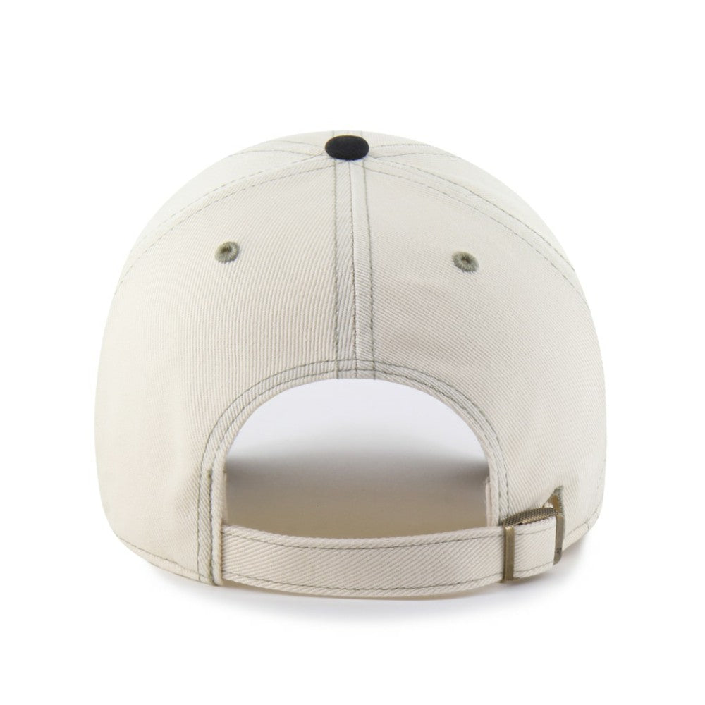 Atlanta Braves Keepsake Collection Clean Up Adjustable Hat - Natural/Black | 47 brand